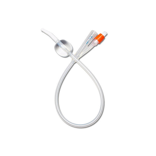Indwelling Catheter, Tiemann Foley, Silicone, 5cc Balloon