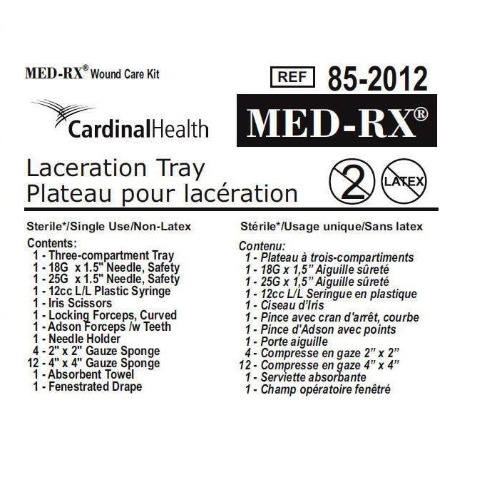 Med-Rx® Laceration Tray- 85-2012