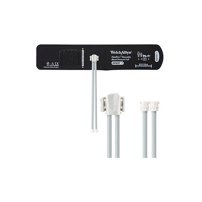 Flexiport® Blood Pressure Cuff, Two Tube, with Locking Connector, Reusable