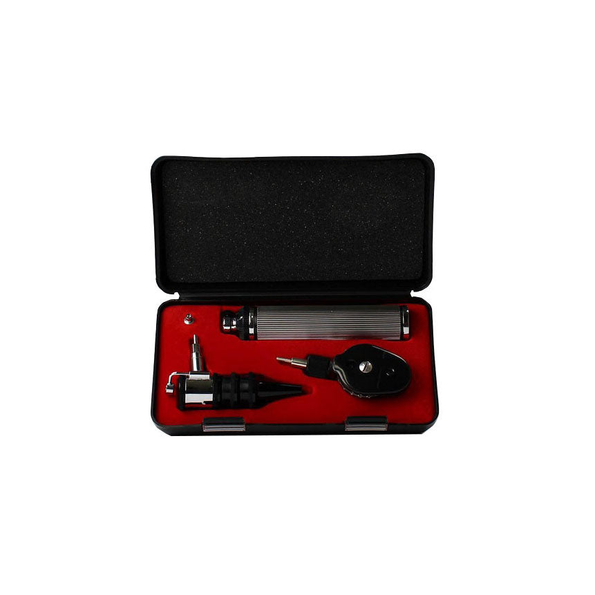 Otoscope/Opthalmoscope Set, 2.7V Vacuum Bulb