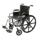 Wheelchair, Swing Away Footrest, Removable Desk, Chrome Finish