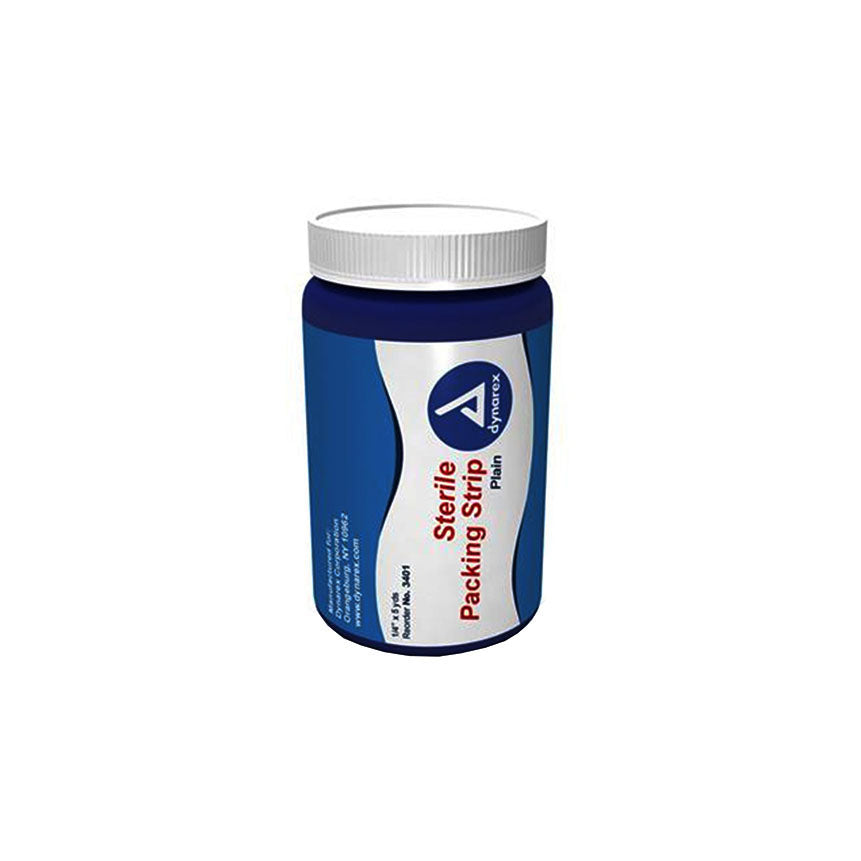 Packing Strip, Plain, Sterile, W1/4" x L5 yd