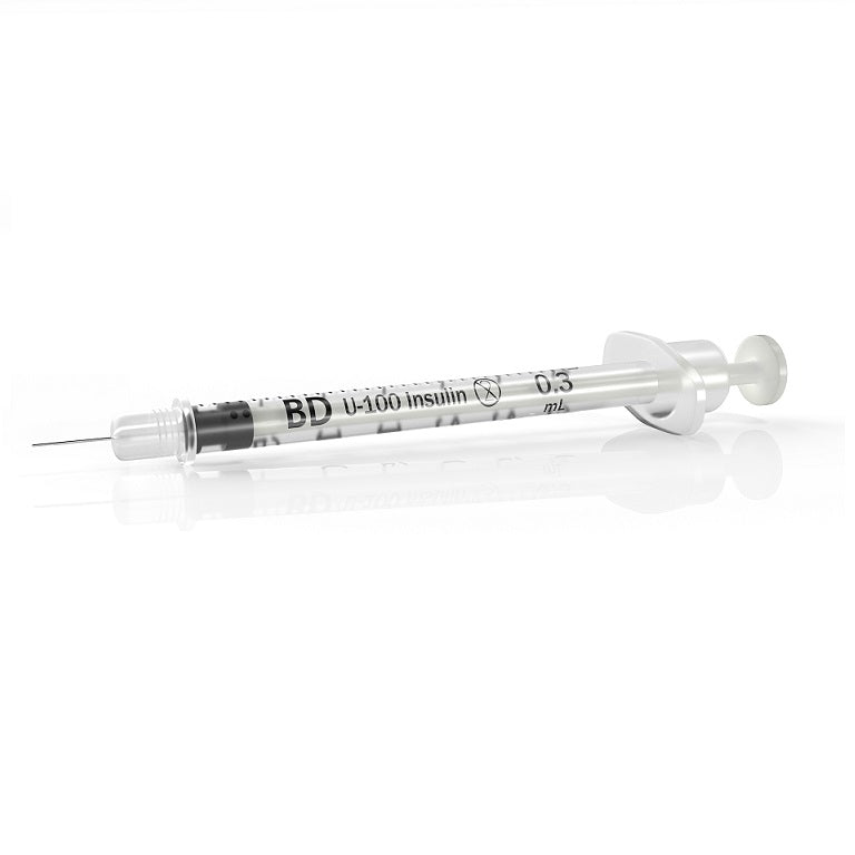 Lo-Dose™ Insulin Syringe, Permanently Attached Needle