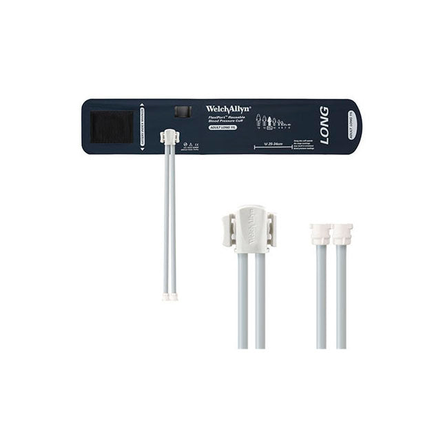 Flexiport® Blood Pressure Cuff, Two Tube, with Locking Connector, Reusable