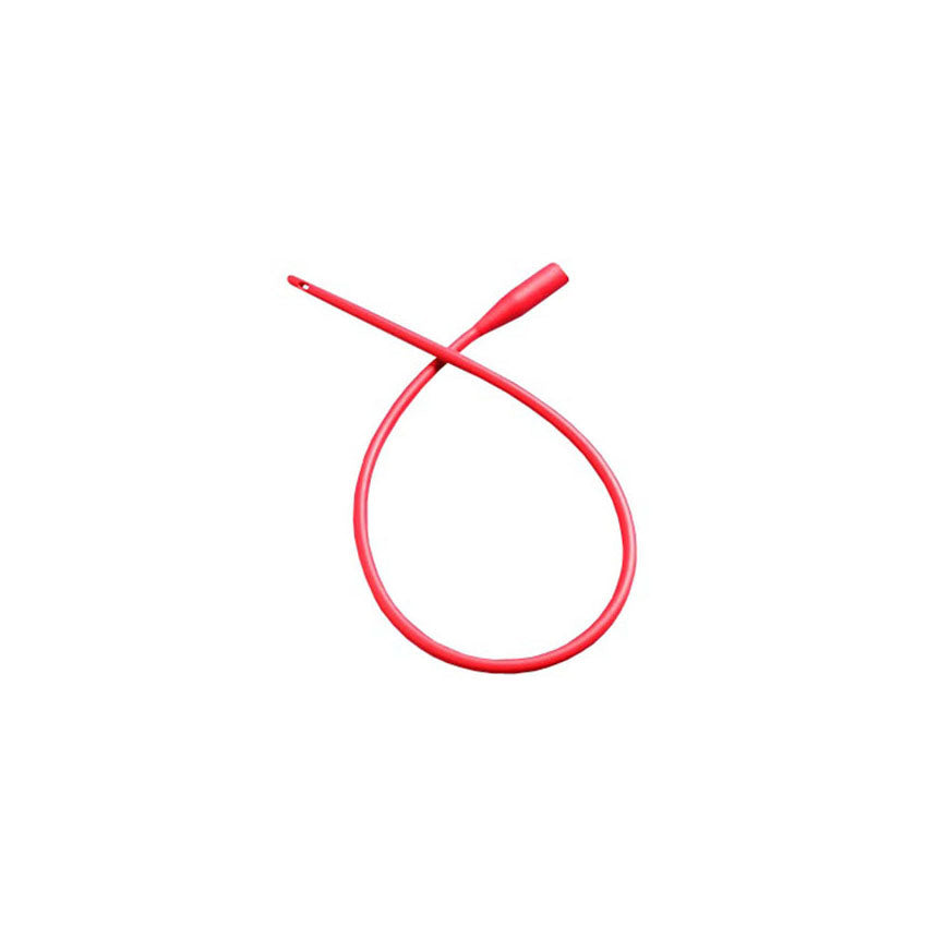 Urethral Catheter, Plastic, Red