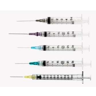 General use Syringe with PrecisionGlide™ Detachable Needle, 3cc