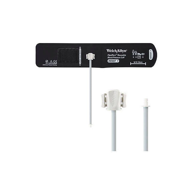 Flexiport® Blood Pressure Cuff, One Tube, Bayonet Connectors, Reusable