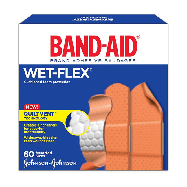 BAND-AID® Wet Flex, Assorted Sizes