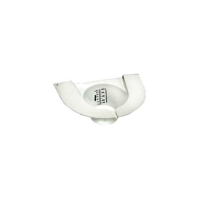 Gent-L-Pan® Commode Specimen Collector, White