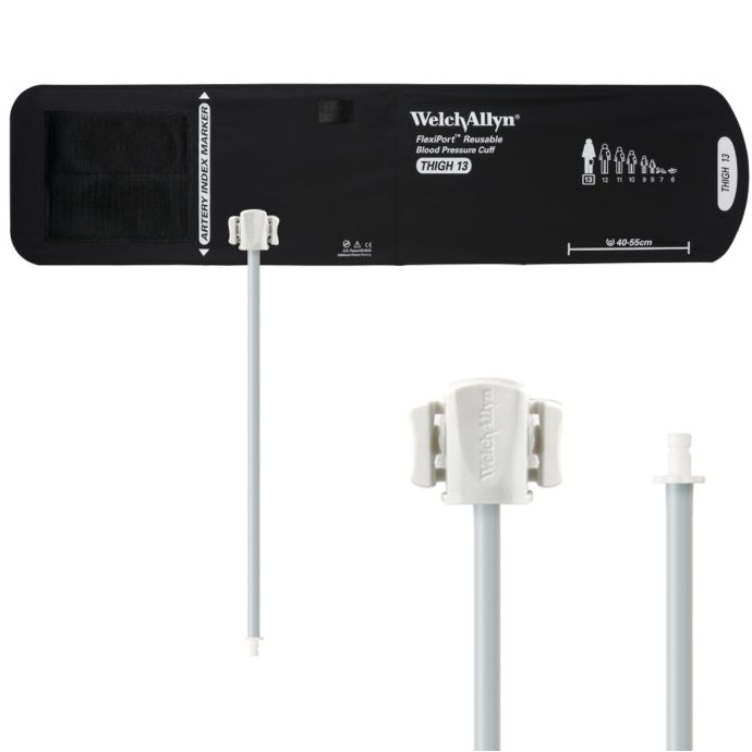 Flexiport® Blood Pressure Cuff, One Tube, Bayonet Connectors, Reusable
