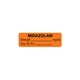 Anesthesia Label, Midazolam mg/mL, Orange