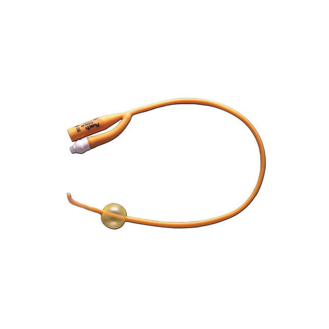 pureGOLD™ Indwelling Catheter, Coude/Tiemann Foley, PTFE Coated, 30cc Balloon