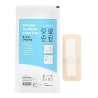 Cardinal Health™ Silicone Bordered Foam Dressing, Lite