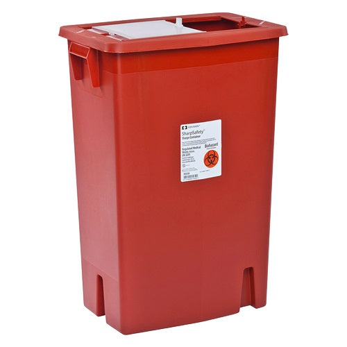 Monoject™ PGII Rated Large Volume Sharps Container with Sliding and Sealing Gasket Lid