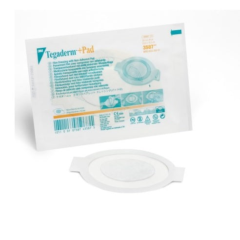 3M™ Tegaderm™ + Pad Film Dressing with Non-Adherent Pad