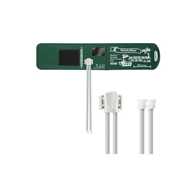 Flexiport® Blood Pressure Cuff, Two Tube, with Locking Connector, Reusable