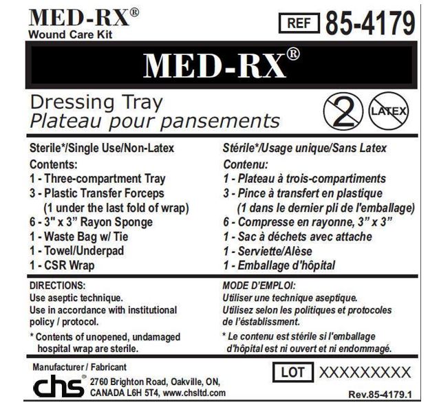 Med-Rx® Dressing Tray- 85-4179