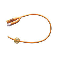 pureGOLD™ Indwelling Catheter, Coude/Tiemann Foley, PTFE Coated, Gold