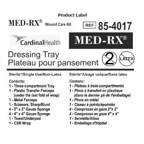 Med-Rx® Dressing Tray- 85-4017
