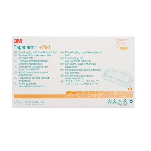 3M™ Tegaderm™ + Pad Film Dressing with Non-Adherent Pad