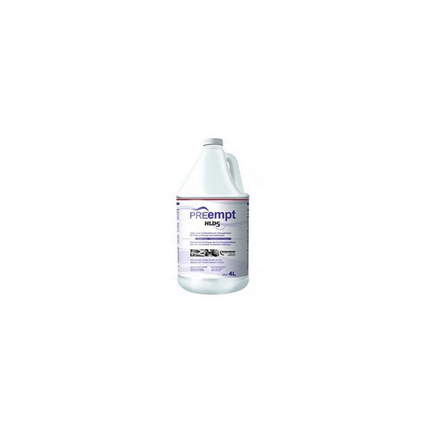 PREempt™ HLD5 High Level Instrument Disinfectant and Sterilant, 4L, Bottle