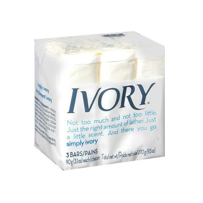 IVORY® Bar Soap, White