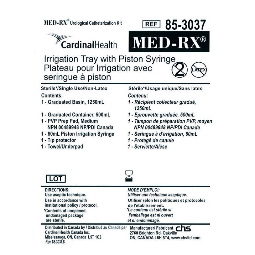 Med-Rx® Irrigation Tray with Piston Syringe- 85-3037