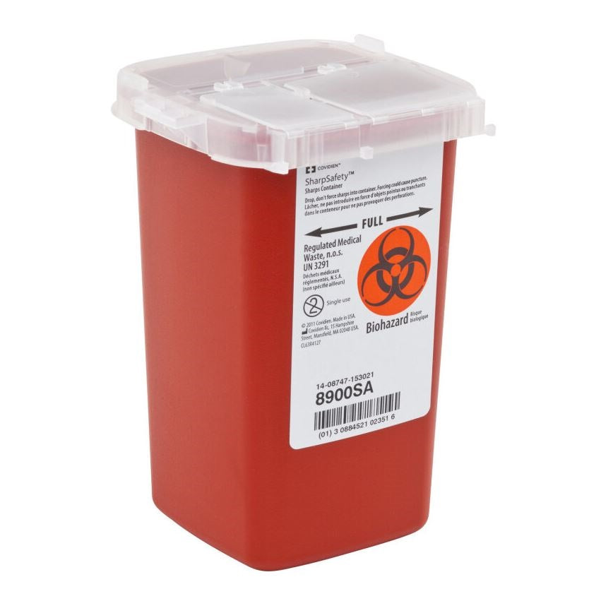 Monoject™ Phlebotomy Sharps Containers with Rotor Opening Lid