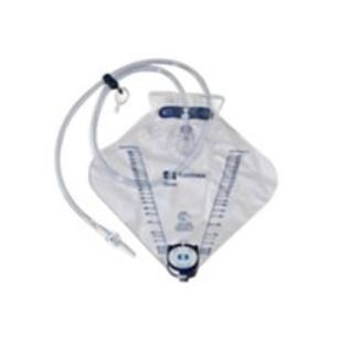 Dover™ Urine Drainage Bag, Needle Sampling, Anti-Reflux Chamber, Drain Tube, Poly Bag, 2000 mL