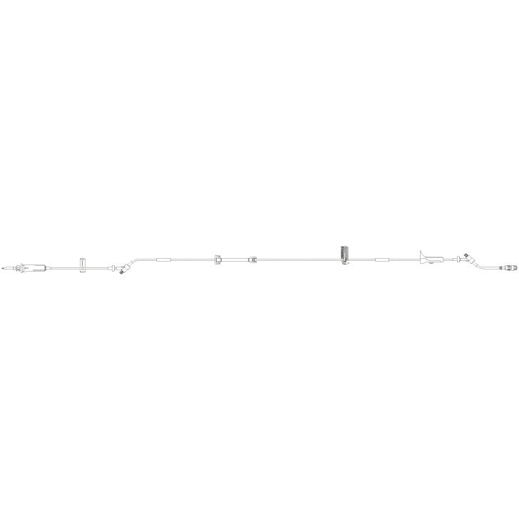 Infusomat® Space IV Pump Set, With Anti-Siphon Valve