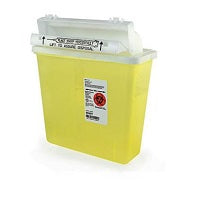 Monoject™ SharpStar™ Sharps Containers with Counter-balanced Door Lid