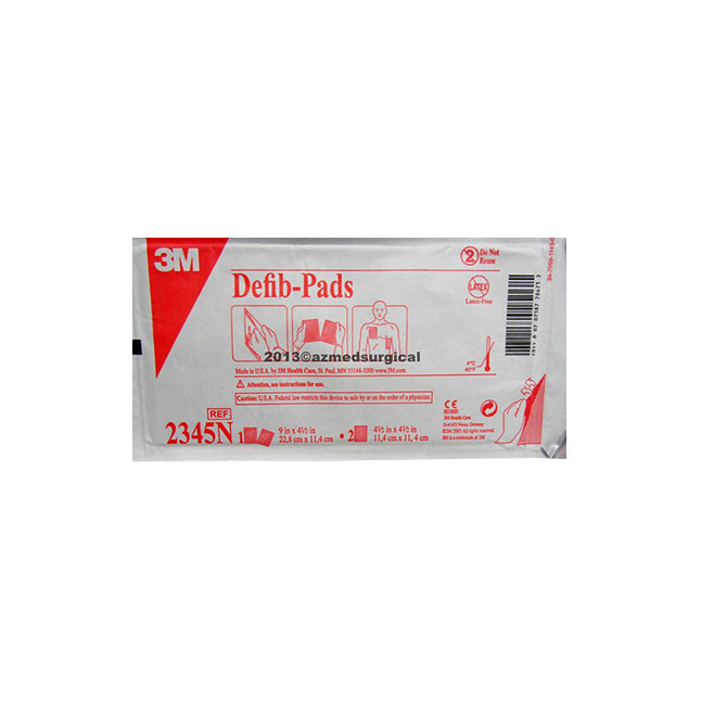 Defibrillator pad, Orange