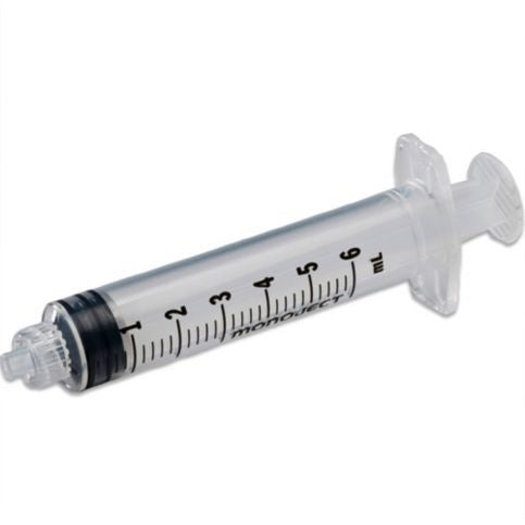 Monoject™ SoftPack Needles and Syringes 6 mL