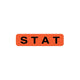 STAT Label, Fluorescent Red, Removable