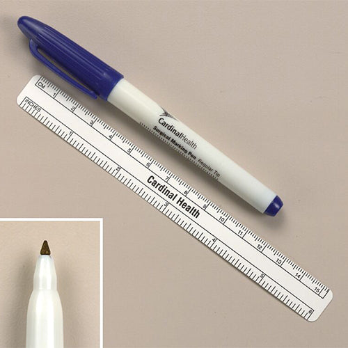 MARKER SKIN W/RULER STERILE 12EA/BX