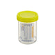 Leakbuster™ Specimen Container, Yellow O-Ring Cap, Non-Tabbed Label
