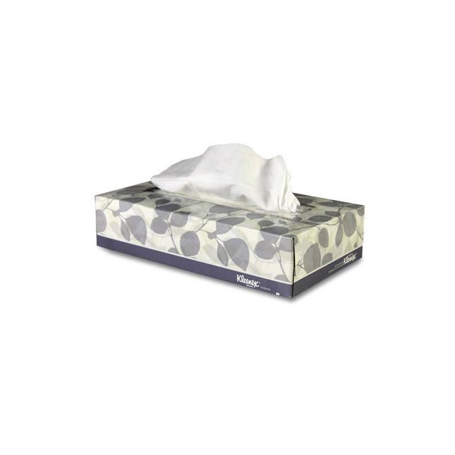KLEENEX® Facial Tissue, W8" x L8.4" White, Bulk