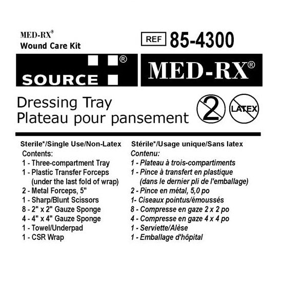 Med-Rx® Dressing Tray- 85-4300