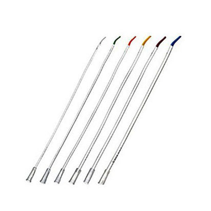 Rusch® Intermittent Catheter, Tiemann, Siliconized PVC