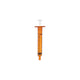 Oral Syringe, Tip Cap, Amber