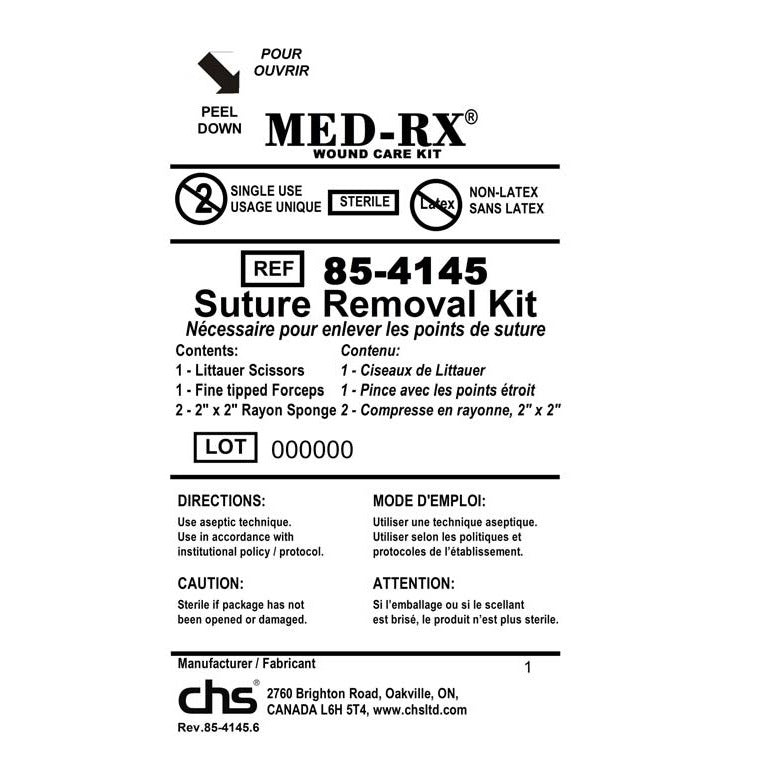Med-Rx® Suture Removal Kit- 85-4145