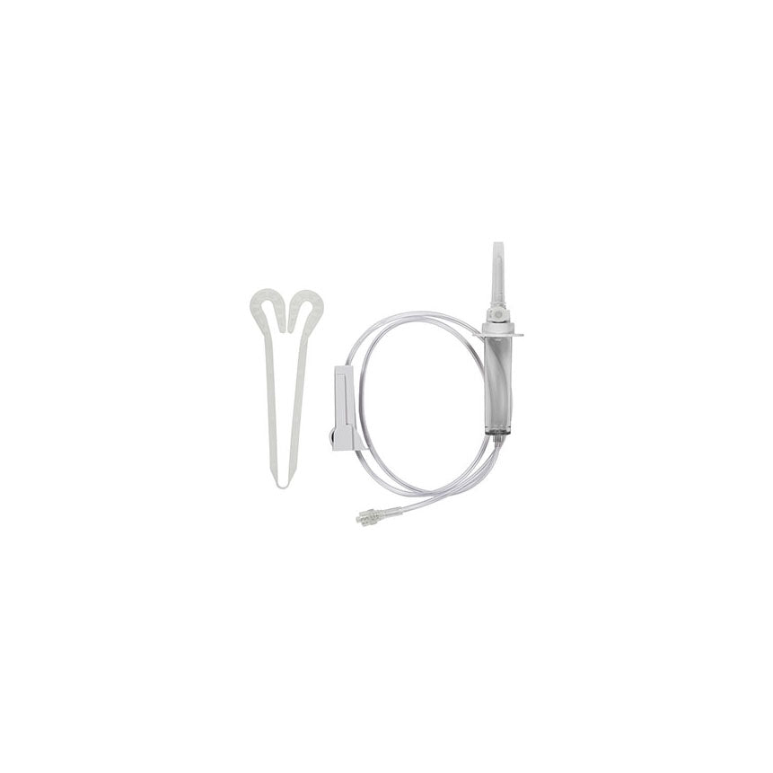Secondary IV Administration Set, With SafeLine® Clip Lock Cannula
