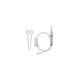 Secondary IV Administration Set, With SafeLine® Clip Lock Cannula
