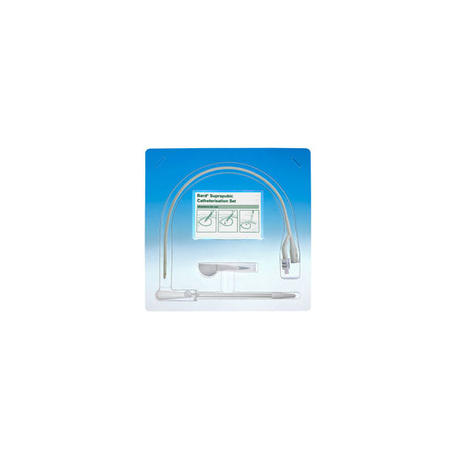 Suprapubic Catheterization Kit with BIOCATH® Hydrogel coated Foley catheter, trocar and surgical blade