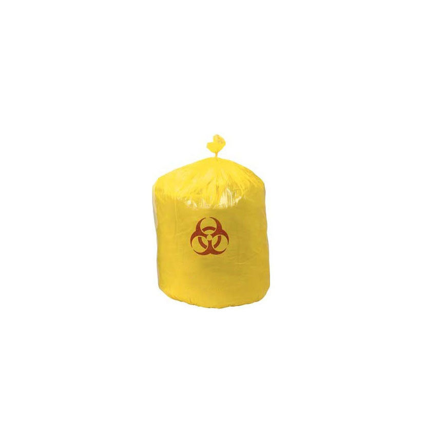 Biohazard Waste Bag, Autoclavable, Yellow/Black