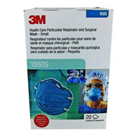 Particulate Respirator and Surgical Mask, N95, Cone-Moulded, Teal